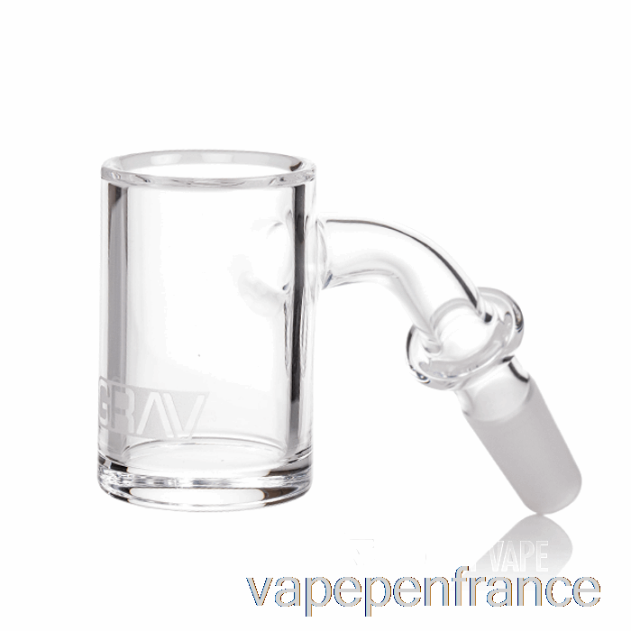 Grav 10mm Seau à Quartz Sans Soudure Banger Stylo Vape à 45 Degrés
